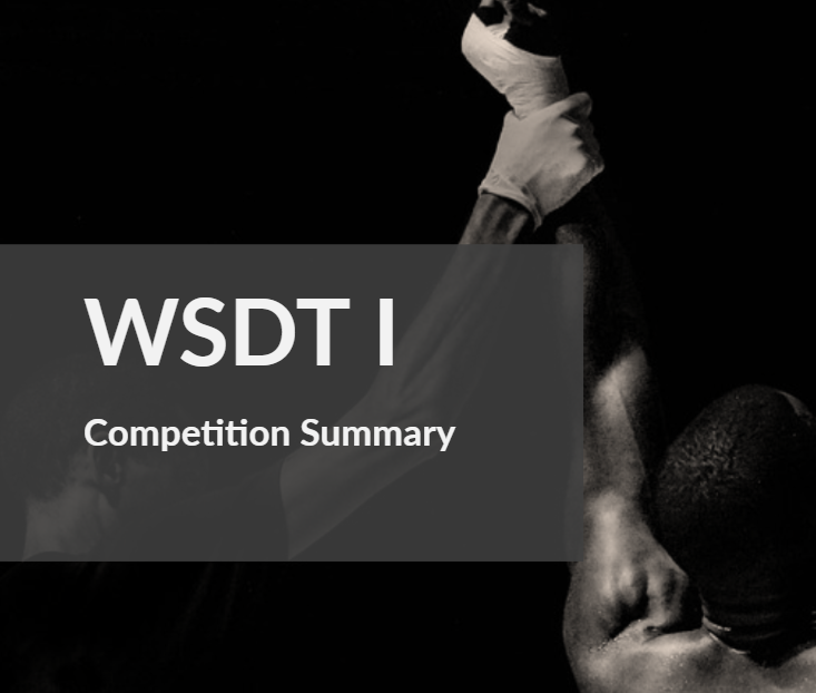WSDT I: Competition Summary